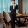 QUẦN ĐEN ỐNG VẨY TÚI CHÉO