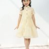 BỘ VÁY TƠ VÀNG (KÈM 2 DÂY)